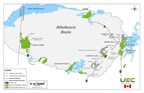 Uranium Energy Corp .在加拿大东部阿萨巴斯卡盆地克里斯蒂湖项目中，将23.2%的eU3O8相交超过3.4米，扩大了新的Sakura区