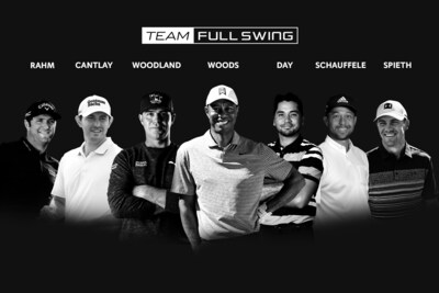 Team Full Swing includes major champions Jon Rahm, Patrick Cantlay, Gary Woodland, Tiger Woods, Jason Day, Xander Schauffele and Jordan Spieth among others to install Full Swing simulators in their homes.