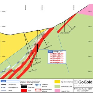 GoGold Drills Highest Grade Hole to Date at Los Ricos