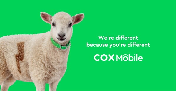 Annie, the CGI sheep, does things a little differently, just like Cox Mobile.