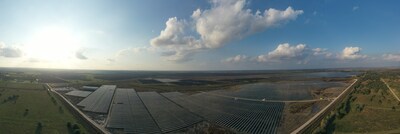 Advanced Power's Cutlass Solar project, southwest of Houston in Fort Bend County, Texas.