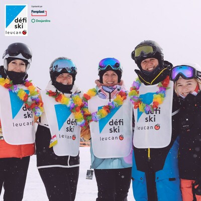 Le Défi ski Leucan est de retour pour une 18e édition. (Groupe CNW/Leucan)