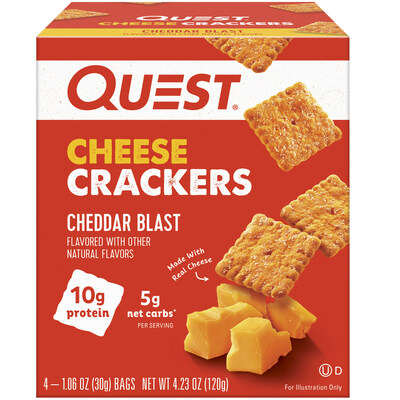 Quest™ Launches NEW Quest Cheese Crackers, A Protein-Forward Snack Made with Real Cheese