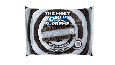 Les biscuits OREO SUPRÊME seront disponibles en magasin à l’échelle nationale dès le début du mois de février pour une durée limitée (Groupe CNW/Mondelez International, Inc.)