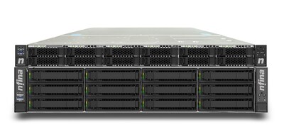 Nfina's 12 bay servers, available in 1U and 2U rack-mount models, have received certification from VMware to list three new servers on the VMware Certification Guide.