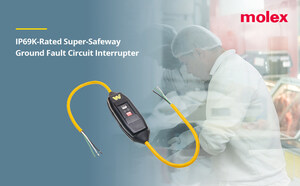 Molex Elevates Electrical Safety in Harsh Environments with Launch of First Portable, IP69K-Rated Super-Safeway Ground Fault Circuit Interrupter (GFCI)