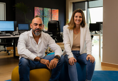 Sam Brocal and Laura Morillo, CEO and CHRO of Media Interactiva Group