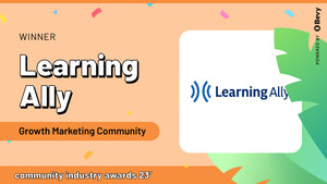 Learning Ally Educator Community Takes Home CMX Community Industry Award