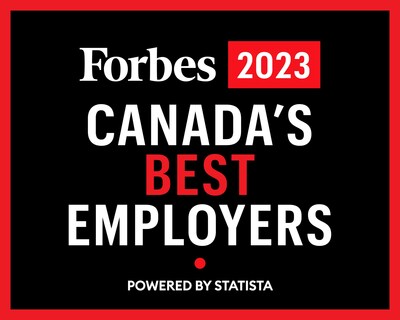 Ericsson Canada is proud to be listed as a Forbes Top Employer 2023