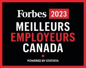 Ericsson Canada est nommé parmi les cinq meilleurs endroits où travailler selon la liste des meilleurs employeurs du Canada de Forbes pour 2023
