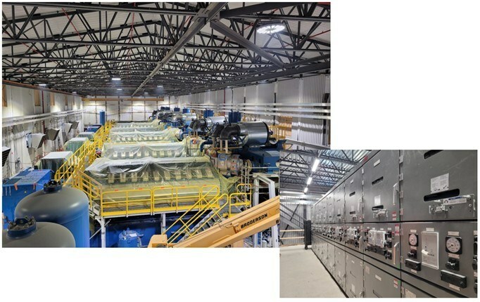 Power plant - interior. (CNW Group/Equinox Gold Corp.)