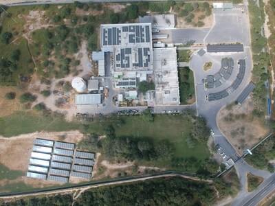 The AkzoNobel manufacturing facility in Garcia, Mexico uses solar panels for 80 percent of its electricity.