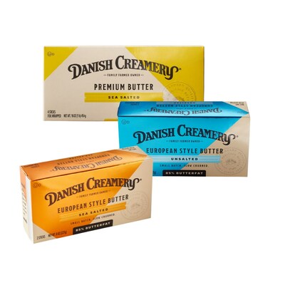 Danish Creamery, a 127-year-old farmer-owned U.S.-based creamery, and its parent company, Challenge Dairy Products Inc, has introduced a new look for its premium butter.