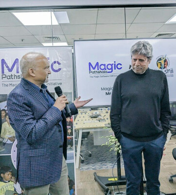 Magic Software’s Magic Pathsala Announces Partnership with Kapil Dev’s Khushii (PRNewsfoto/Magic Pathshala)