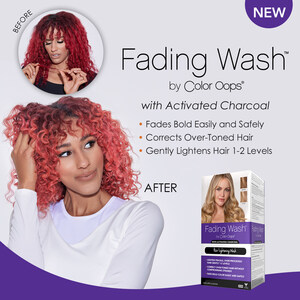 Color Oops Launches Fading Wash with Activated Charcoal to Gently Lighten, Correct, or Fade Hair Color