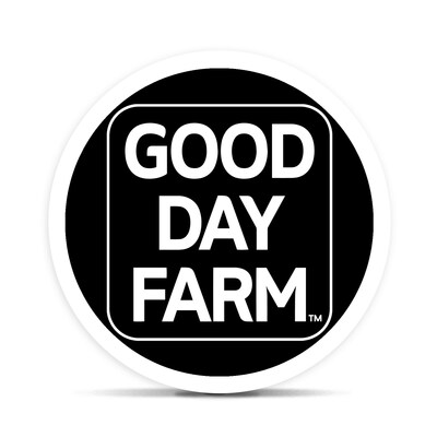 Good Day Farm Logo, Black.
