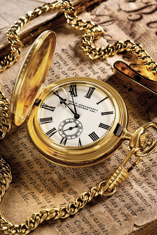 A painstakingly recreated replica of President Abraham Lincoln's Pocket Watch, complete with its hidden message.