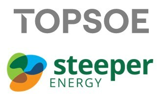 Steeper Energy and Topsoe Logos (CNW Group/Steeper Energy)