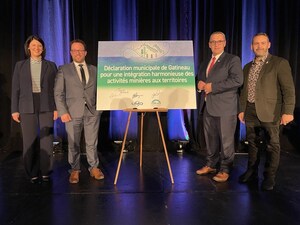 Intégration des activités minières aux territoires - Les municipalités du Québec adoptent la Déclaration de Gatineau