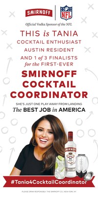 This is Tania. She's Just One Play Away From Smirnoff's Cocktail Coordinator - the Best Job In America.