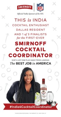 This is India. She's Just One Play Away From Smirnoff's Cocktail Coordinator - the Best Job In America.