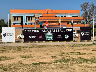 The 15th Annual West Asia Baseball Cup, presented by Baseball United, takes place in Islamabad, Pakistan. (PRNewsfoto/Baseball United, Inc.)