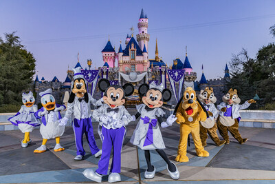 Mickey Mouse, Minnie Mouse and pals debut new platinum looks at Disneyland Resort in Anaheim, Calif., in celebration of The Walt Disney Company's 100th Anniversary, a year-long celebration that kicked off Jan. 27, 2023.