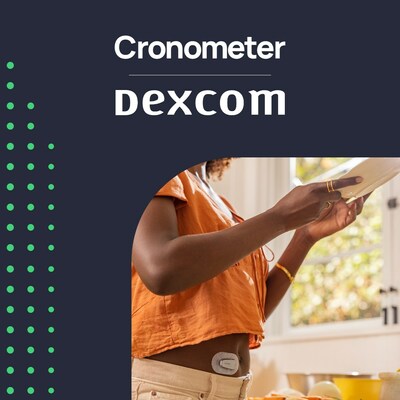 Cronometer x Dexcom integration revolutionizing digital health for People with Diabetes. (CNW Group/Cronometer)