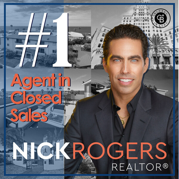 San Diego Realtor Nick Rogers achieves #1 in closed sales for 2022 at La Jolla Coldwell Banker