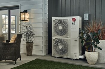 Energy-efficient residential heating and cooling solutions from LG Air Conditioning Technologies USA highlighted at the show include ducted and duct-free options.