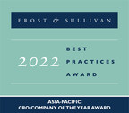 Novotech Awarded by Frost & Sullivan for Global Biotech Clinical Trials Excellence in APAC