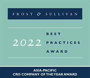 Novotech Awarded by Frost &amp; Sullivan for Global Biotech Clinical Trials Excellence in APAC