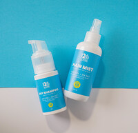 The "Refresh" hair collection from 1SAVES20: hair mist and dry shampoo that conserve water.