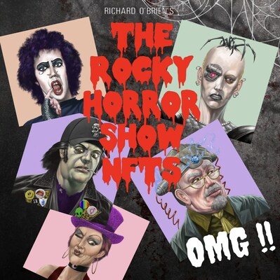 The Rocky Horror Show 50th Anniversary NFT collection (PRNewsfoto/Online Blockchain plc)