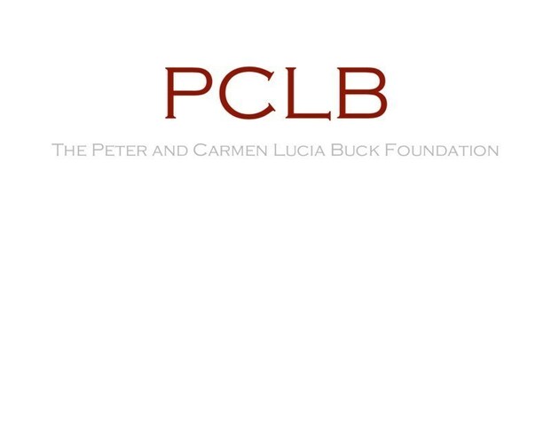 The Peter and Carmen Lucia Buck Foundation