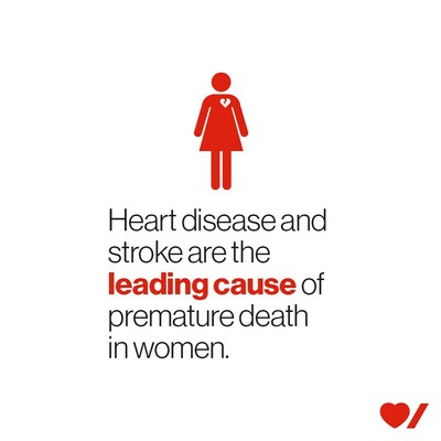 Heart disease and stroke are the leading cause of premature death in women (CNW Group/Heart and Stroke Foundation)