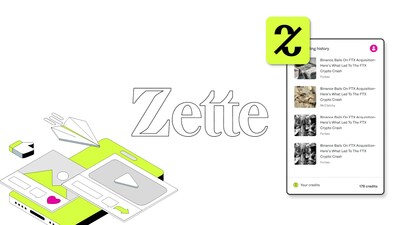 Zette's browser extension allows users to unlock paywalled content across hundreds of publisher partners.