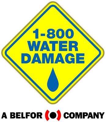 1-800 WATER DAMAGE logo, a BELFOR company (PRNewsfoto/1-800 WATER DAMAGE)