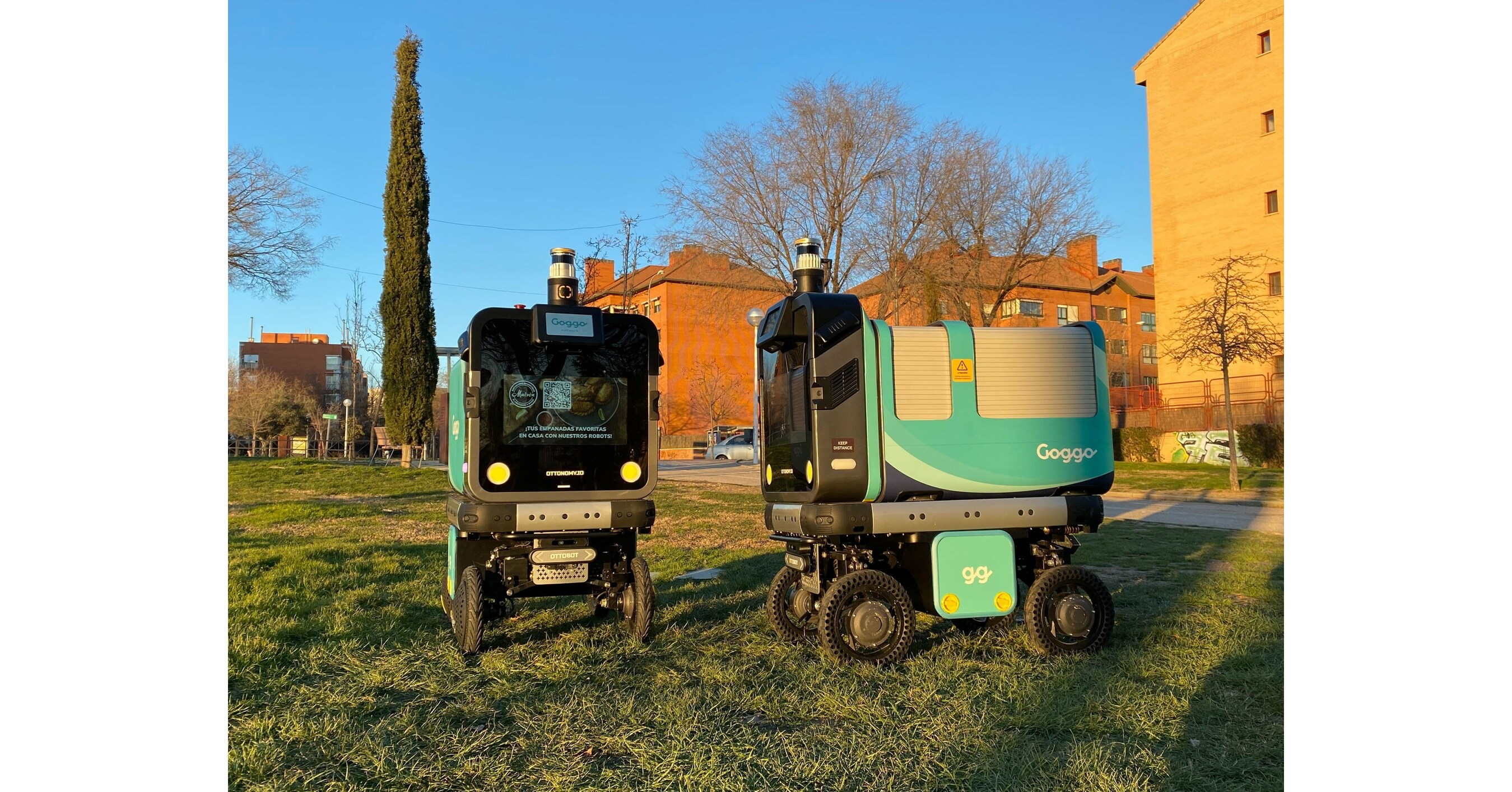 Ottonomy.IO y la red Goggo se asocian para la entrega de robots totalmente autónomos en España