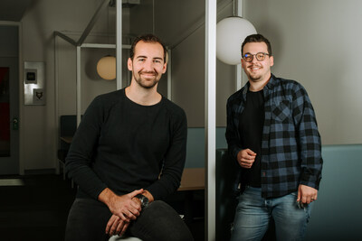 Hippoc's Cofounders Ke´vin Combe and Jean-Maxime Larouche (CNW Group/Hippoc)