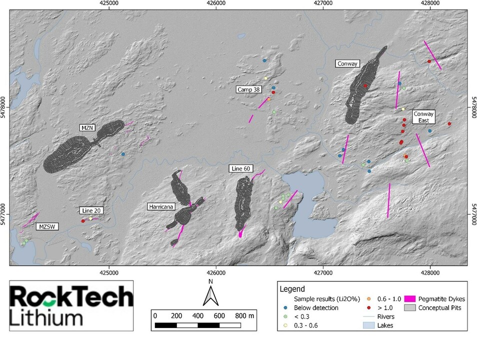 Rock Tech Lithium: Positive Assay Results of Summer Exploration Program and Three New Prospects at Georgia Lake - Vimarsana News