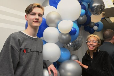 Pictured left, JeriKo Kammerer and right, Christina Reed, are students from Rockdale Magnet School, interning at Clearwave Fiber.
Rasheda D. Cylar, Photographer