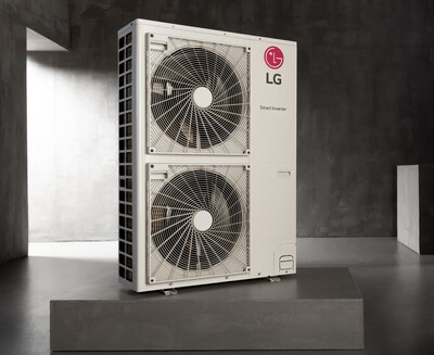 A multi-zone heat pump system with single outdoor unit that can connect up to eight in-door units, the LG Multi F MAX with LGRED° heating technology provides continuous heating down to -13°F and 100 percent of rated capacity at 5°F for a leading cold-climate heat pump solution for residential and light commercial applications.