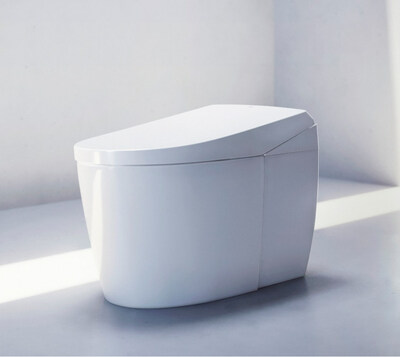 TOTO's NEOREST AS Smart Bidet Toilet is a prestigious iF Design Award winner. It offers an elegant linear design to accentuate any bath space with its classic, clean lines. Its sophisticated silhouette provides a distinctive, dignified presence. Among its many technologies, it offers EWATER+ for the bidet seat's underside. With its sleek, modern design, the NEOREST AS blends seamlessly with a variety of bathroom styles. Its sense of luxury is underscored by its chic stick-style remote control.