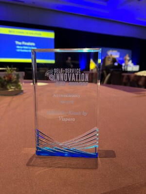 Self-Service Innovation Awards 2022 –  Accessibility Award: JAWS for Kiosk by Vispero