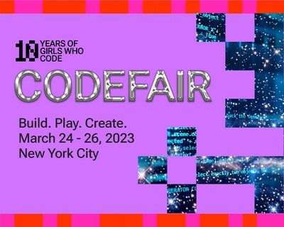 Girls Who Code's CodeFair is a three-day, immersive tech experience that invites the public to play, discover, code, and engage their imagination using technology’s most thrilling innovations.