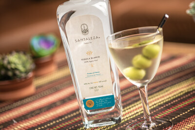 No Jacket Required, Dirty Tequila Martini with Santaleza Blanco