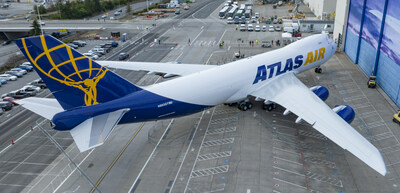 EVERETT, Wash., Jan. 31, 2023— Boeing [NYSE: BA] and Atlas Air Worldwide [Nasdaq: AAWW]  joined thousands of people – including current and former employees as well as customers and suppliers – to celebrate the delivery of the final 747 to Atlas, bringing to a close more than a half century of production.