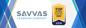 Savvas Learning Company Receives 2023 Top Workplaces USA Award