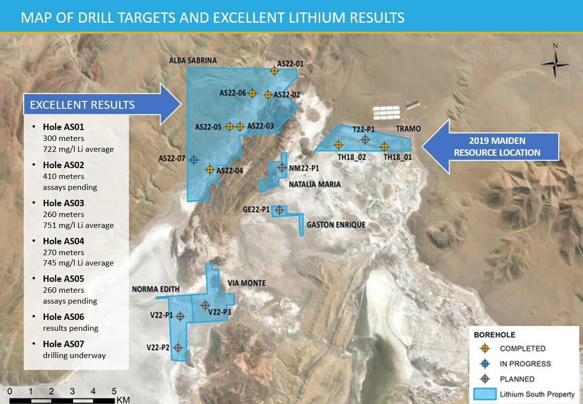 Lithium South Drills Deep Well at HMN Li Project